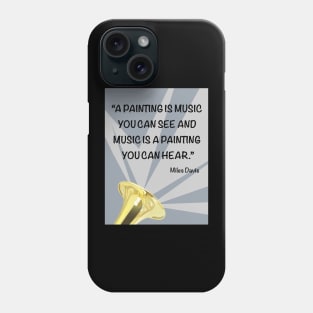 Love The Arts Quote Phone Case