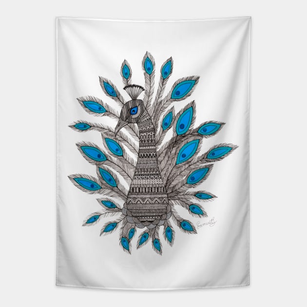 Peacock Tapestry by SamuelJ