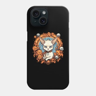 Devon Rex Cat Cat Halloween, Cat Lover Phone Case