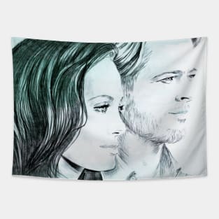 Angelina Jolie, Brad Pitt Tapestry