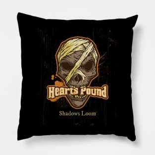 Halloween Hearts Pound Shadows Loom Pillow