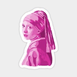 Girl With A Pearl Earring Magnet