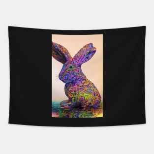 Psychedelic Bunny Tapestry