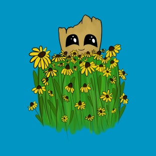 Groot and the Black-Eyed Susans T-Shirt