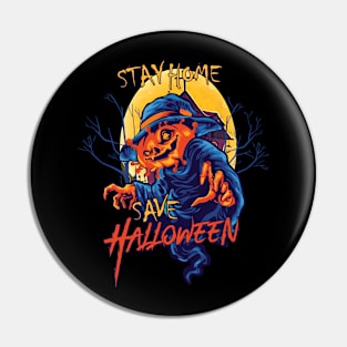 Stay home save halloween Pin