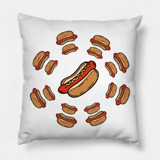 Hot Dog Loop Pillow