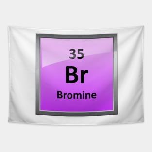 Bromine Element Symbol - Periodic Table Tapestry