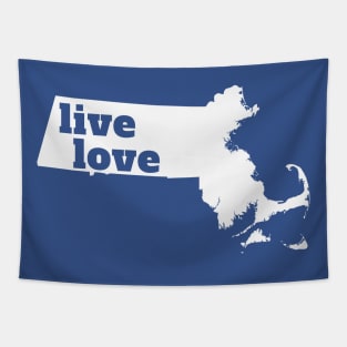 Massachusetts - Live Love Massachusetts Tapestry