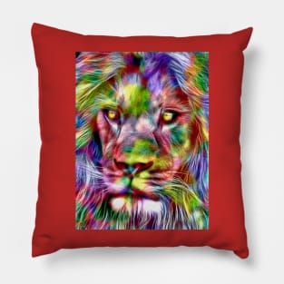 Lion in Color Pillow