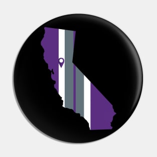 Sacramento Basketball Pin