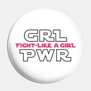 Cool Tees Girl Power Women's Geek Pin