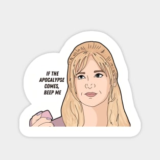 Buffy Apocalypse Beep Me Magnet