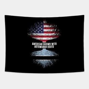 American Grown with botswanan Roots USA Flag Tapestry