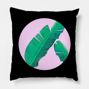 Banana Palm Leaves Pillow