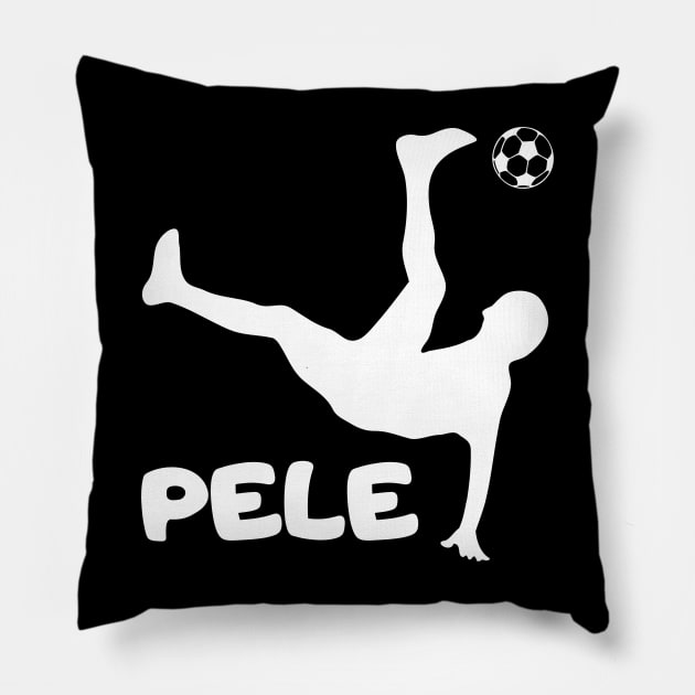 Pele Bicycle Kick Pillow by For HerHim