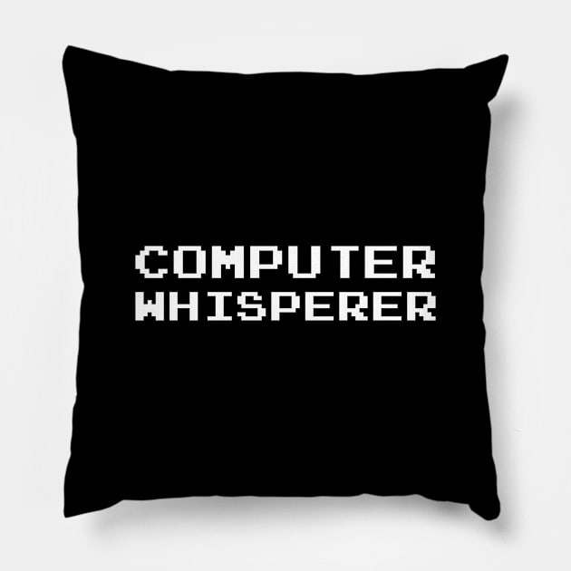 Computer Whisperer Pillow by anupasi