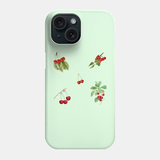 Vintage Cherry Pattern Retro Collection Phone Case by Yourfavshop600