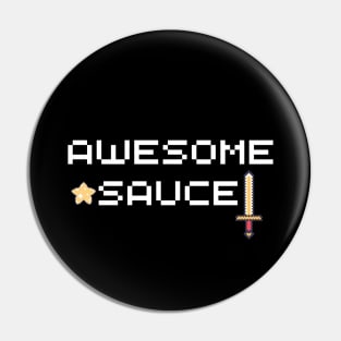 Awesome Sauce Pixel Art Pin