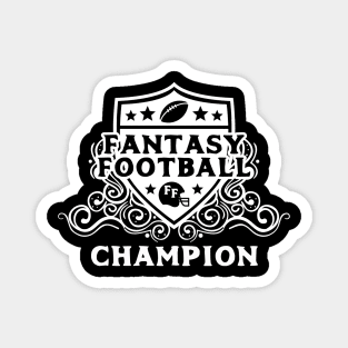 Fantasy Football Champion Shield Magnet