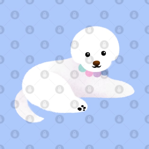 Pom Pom bichon by pikaole