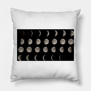 Phases of the Moon (R340/0590) Pillow