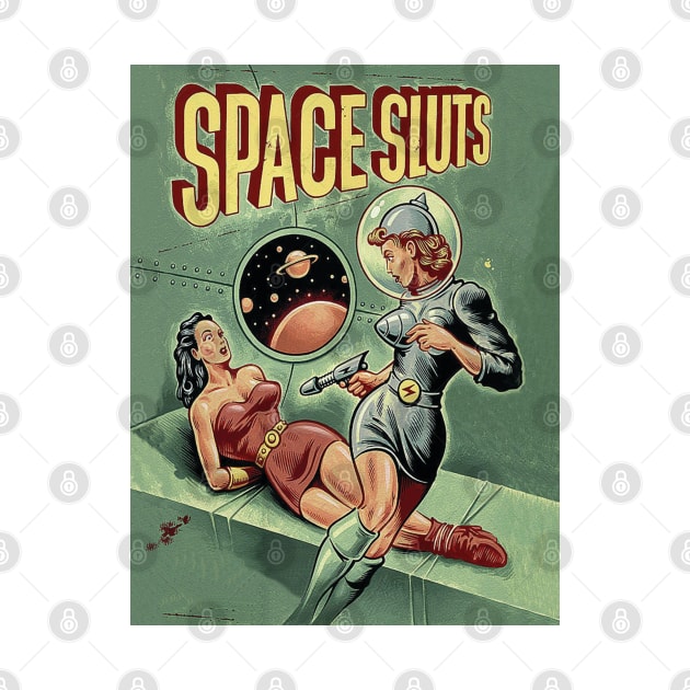 SPACE SLUTS by Pinches Dibujos Feos