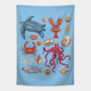 Sea Life Tapestry