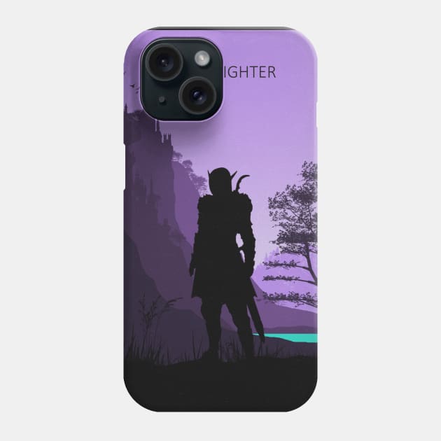 Elven Fighter Phone Case by Rykker78 Artworks