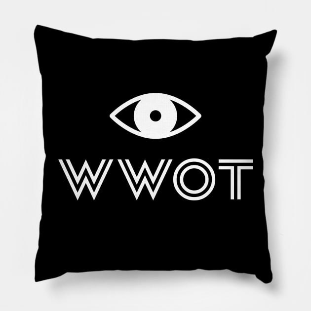 WWOT - orwell think Pillow by toskaworks