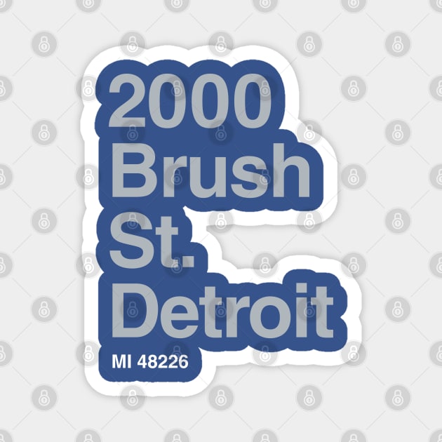 Detroit Lions Football Stadium Magnet by Venue Pin