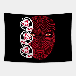 Māori warrior face Tapestry