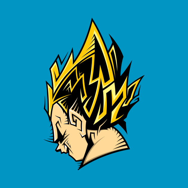 Vegeta SSJ by carter