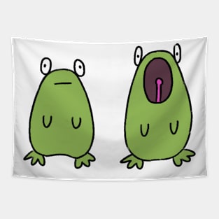 Singing frogs Tapestry