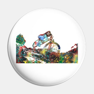 Downhill mountain biking Pin