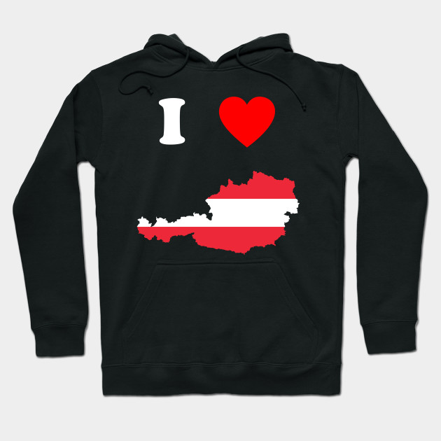 I Love Heart Austria Sweatshirt