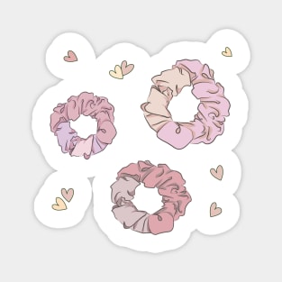 cute hair scrunchie Magnet