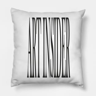 ART INSIDER V.3 (black print) Pillow