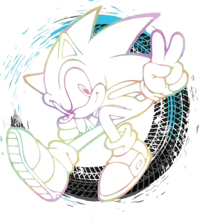 Sonic The Hedgehog - Sonic Full Speed - Type B - Colorful Magnet