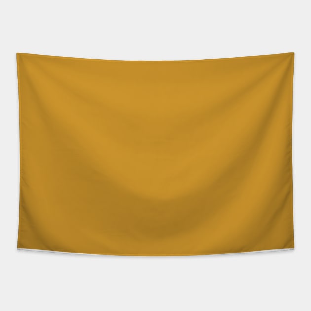 Amber Yellow Plain Solid Color Tapestry by squeakyricardo