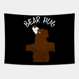 Adorable Bear Hug Animal Lover Tapestry