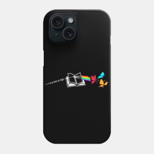 Dark Side of the Reading Rainbow Phone Case