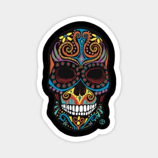 Dia De Los Muertos Calavera Sugar Skull Magnet