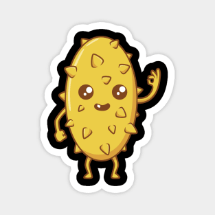 Kawaii Cartoon Kiwano Magnet