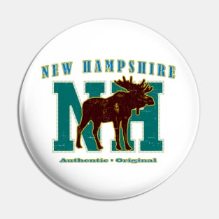 New Hampshire: Authentic and Original Pin