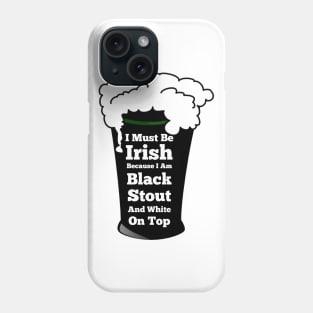 St Patrick The Black Irish Phone Case