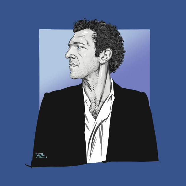 Disover Vincent Cassel - An illustration by Paul Cemmick - Vincent Cassel - T-Shirt