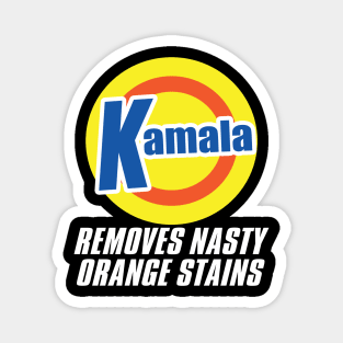 Kamala Removes Nasty Orange Stains Magnet