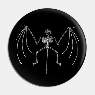 Bat Skeleton Pin