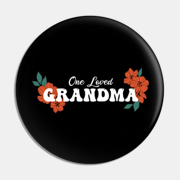 One Love Grandma Pin by Oiyo