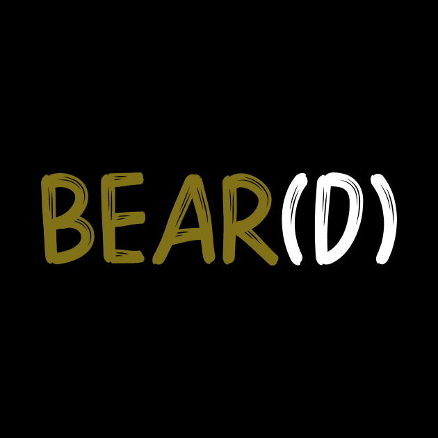 Beard Bear Beard Funny Bear(d) by StacysCellar